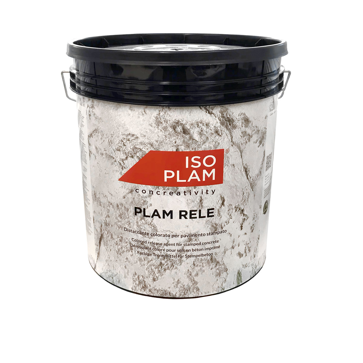 Colored powder release agent for stamped concrete floors