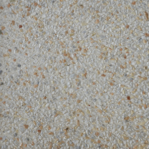 Deco Ghiaino incolore | Cemento bianco | Graniglia spaccato 9-12 mm 80% bianco Carrara + 20% rosa corallo