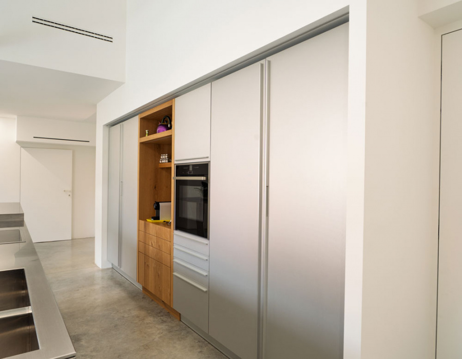 Deco nuvolato, pavimento effetto nuvolato colore medium gray. Abitazione privata, Architetto Cacurio Dolo VE 08
