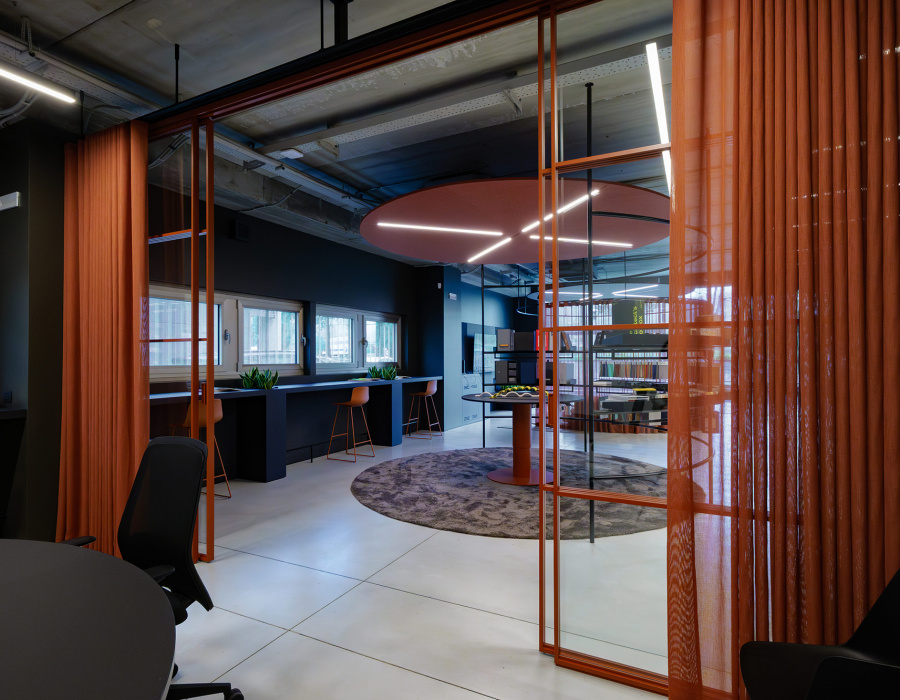 Deco Nuvolato Isoplam Materioteca Durante Ufficio Maser TV09