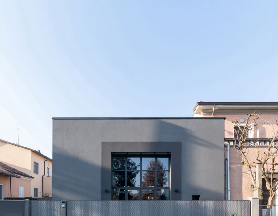 Deco Nuvolato Isoplam pavimento nuvolato colore Medium GRay finitura opaca. Cesena 2024. Progetto Piraccini+Potente Architettura02