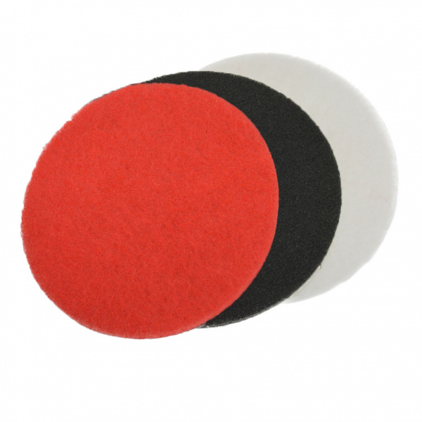 Abrasive pads for buffers