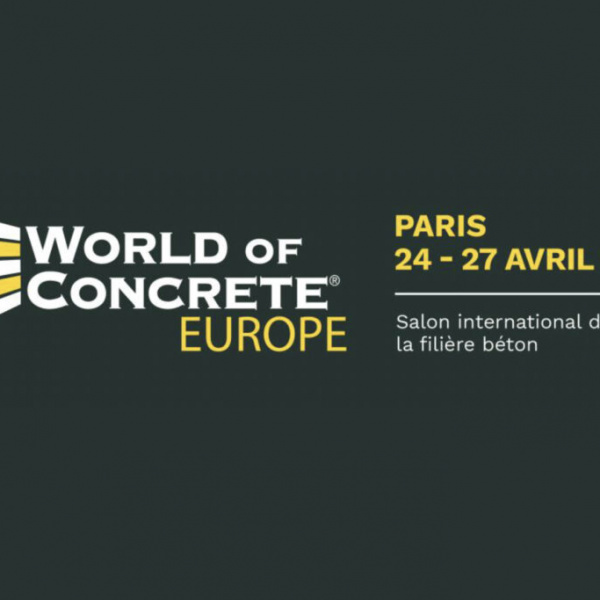 Vom 24. bis 27. April werden wir auf der World of Concrete in Paris vertreten sein.