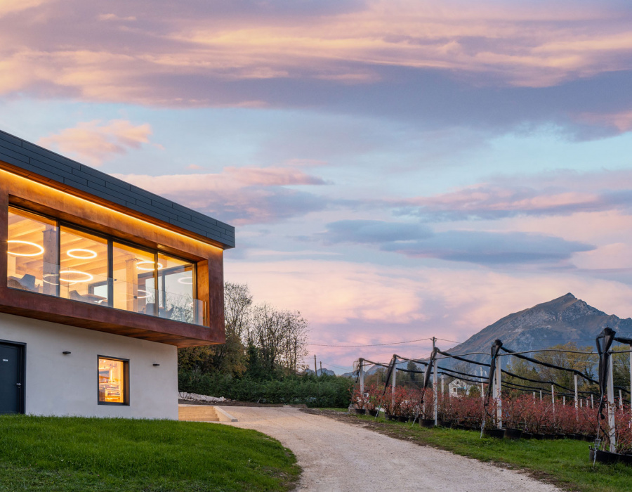 Oxydecor Rust corten effect coating. La Giasena, Bridge in the Alps (Italy)