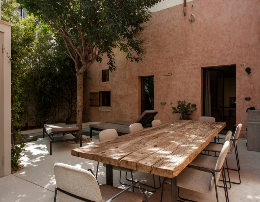 pavimentazione Deco Nuvolato cemento effetto nuvolato finitura opaca, progetto Arch. Reuter+Schmidt a Nardò