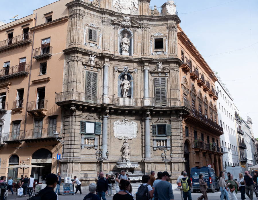 Skyconcrete Indoor, pavimento nuvolato basso spessore. Galleria FPAC, Palermo