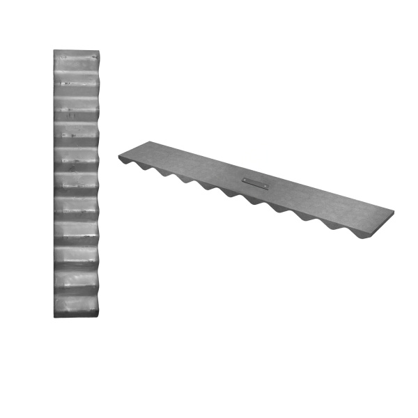 Tavola in magnesio con punte quadre per rampe