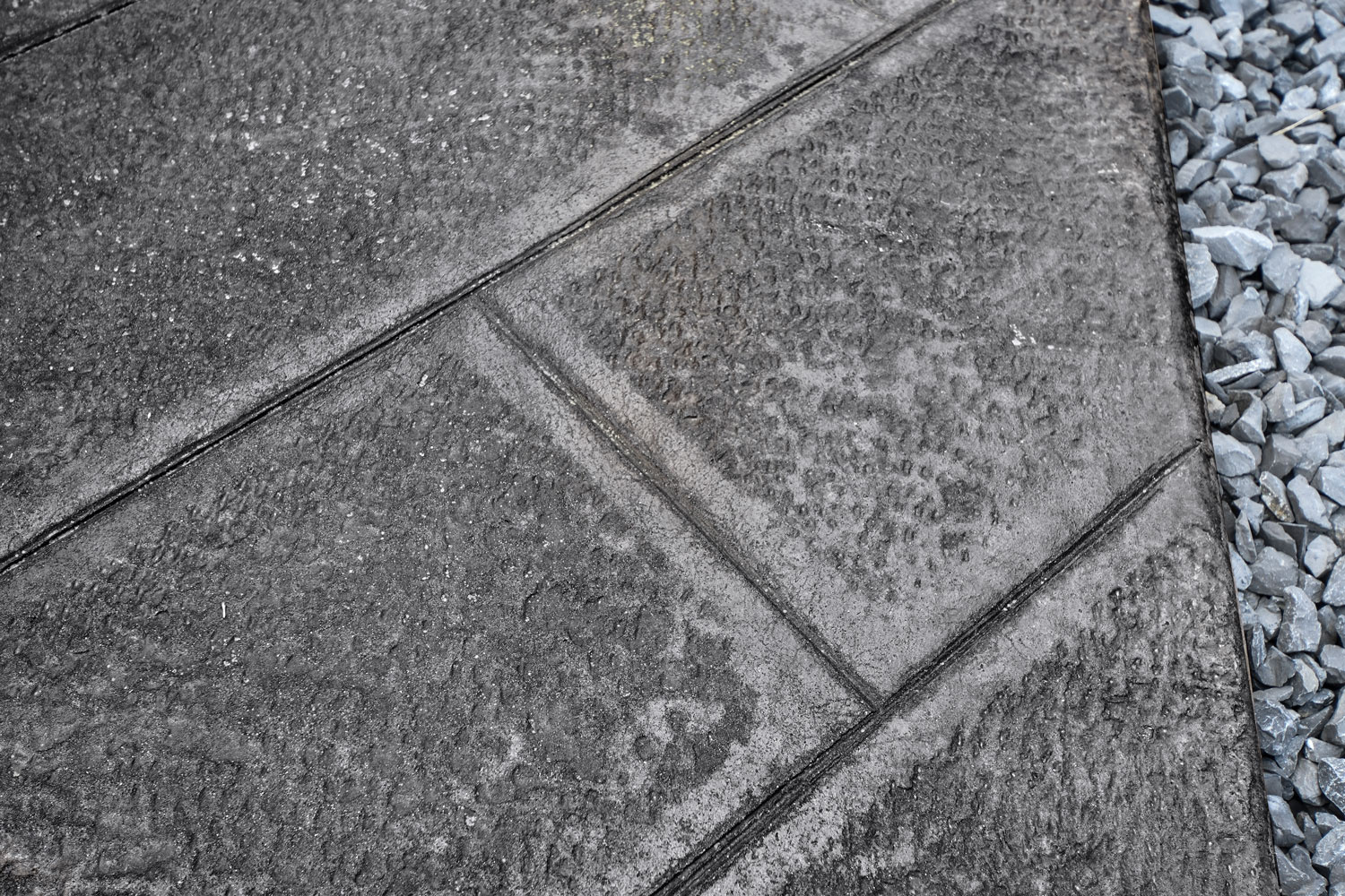 Pavimentazione esterna in cemento stampato isoplam® Cemento stampato per esterni