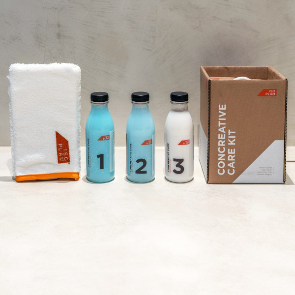 Nouveau Concreative Care Kit pour l'entretien des sols et murs Isoplam