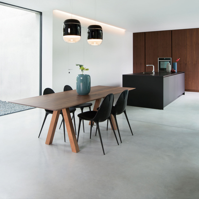 polished concrete floor