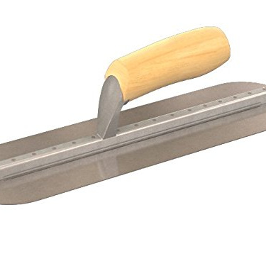 Round tip trowels with wooden handle