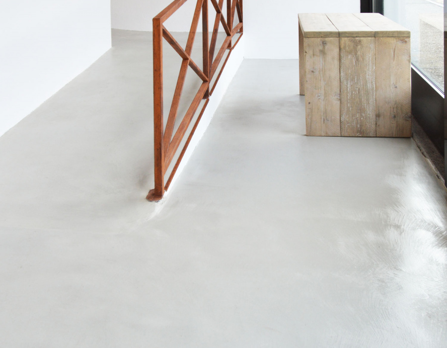 design interni pavimento cemento resina ripristino architettonico