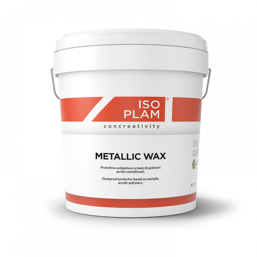 High quality metallic wax anti-dust for concrete floors.