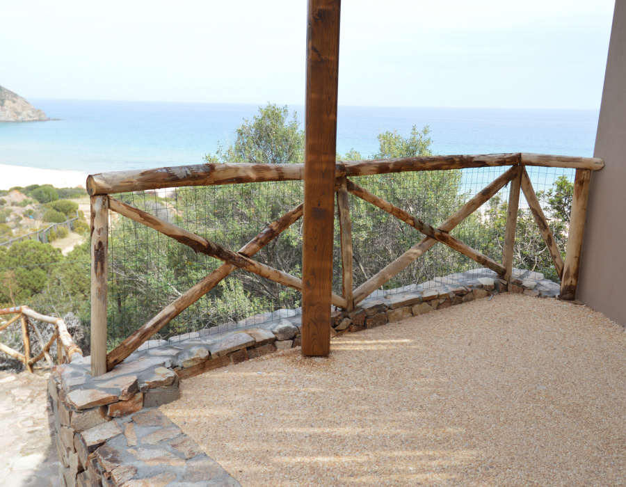 italianterrazzo spiaggia marciapiede chia sardegna ghiaino-lavato