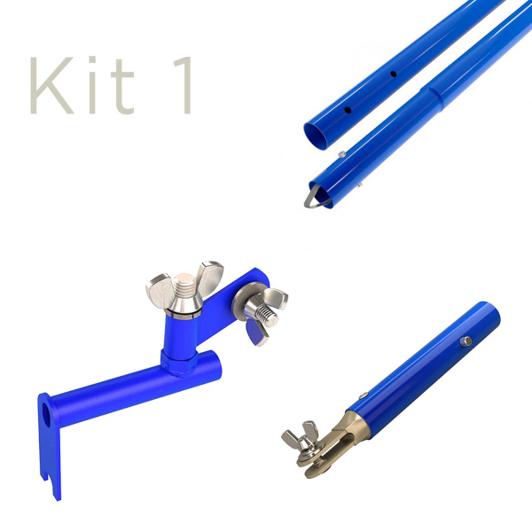 Kit per frattazzo con manico a scatto Ø33 mm