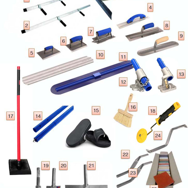 Kit attrezzatura per Pavimento Stampato