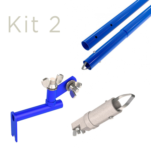 Kit per frattazzo con manico a scatto Ø44 mm