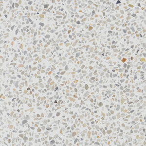 Terrazzo Mix white | Plam Color taupe | 3-5 mm spacc. occhialino