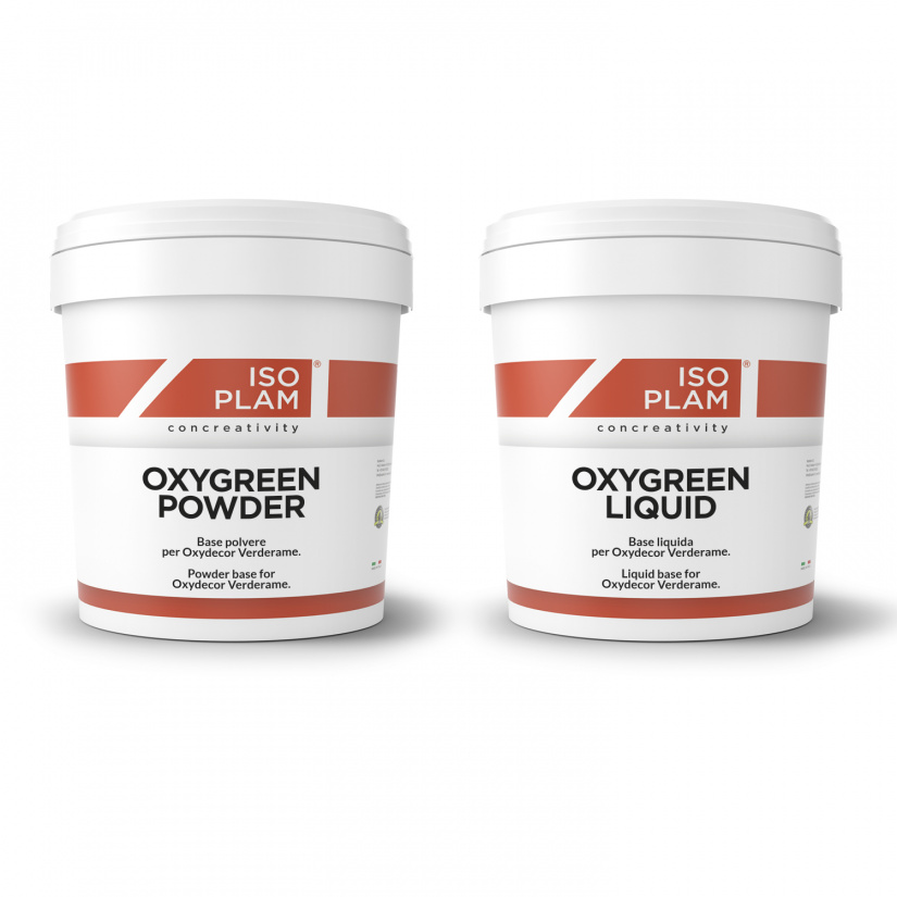Powder and liquid base for Oxydecor Verderame.