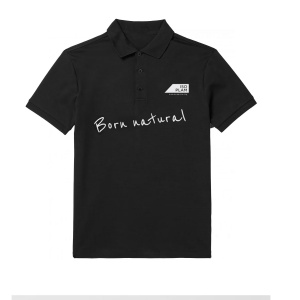 Polo nera a manica corta Isoplam®