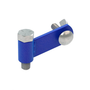 Marshalltown Adattatore Full-Angle In Alluminio Per Fresno E Lisciatrici Da Pavimento - Lunghezza 130 Mm