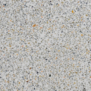 Terrazzo Mix white | Plam Color dark gray | 3-5 mm spacc. occhialino