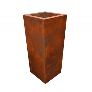 Vase effet acier Corten Oxydecor®