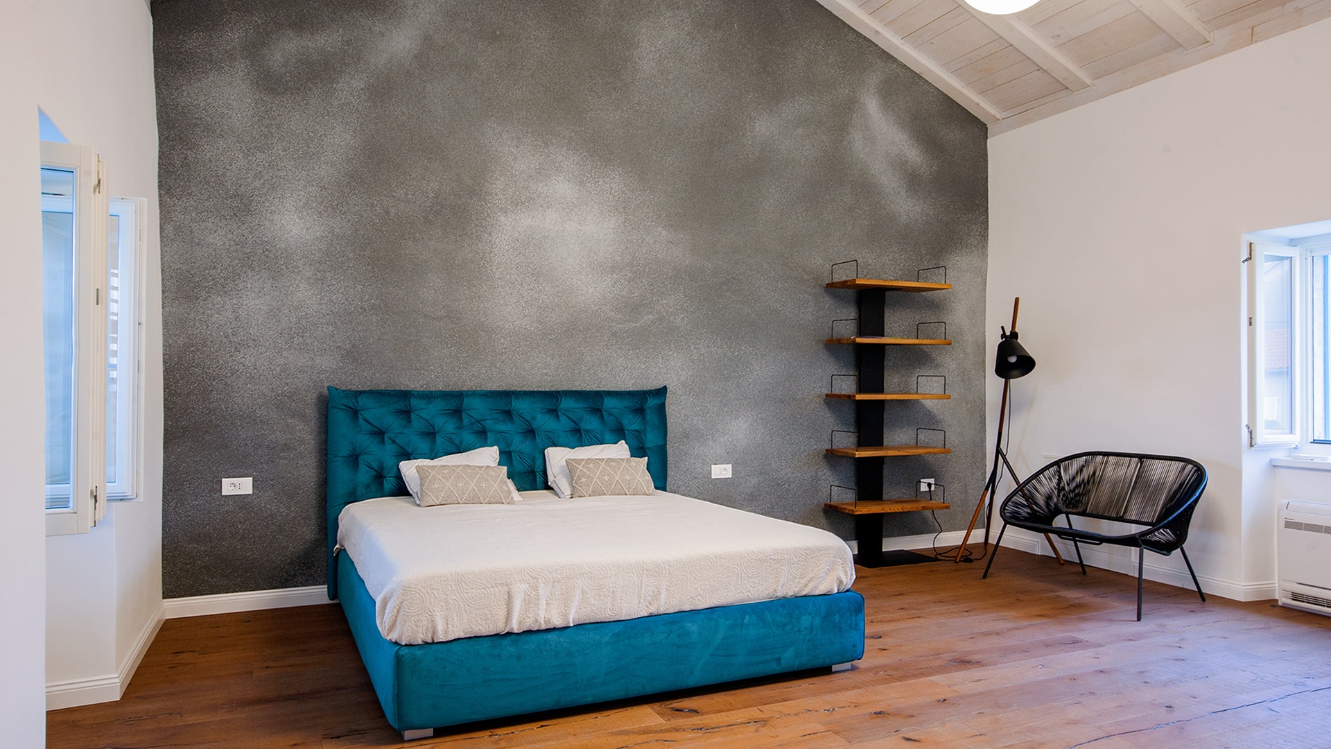 Decorazioni per pareti delle camere da letto: cementi creativi e soluzioni  d'effetto