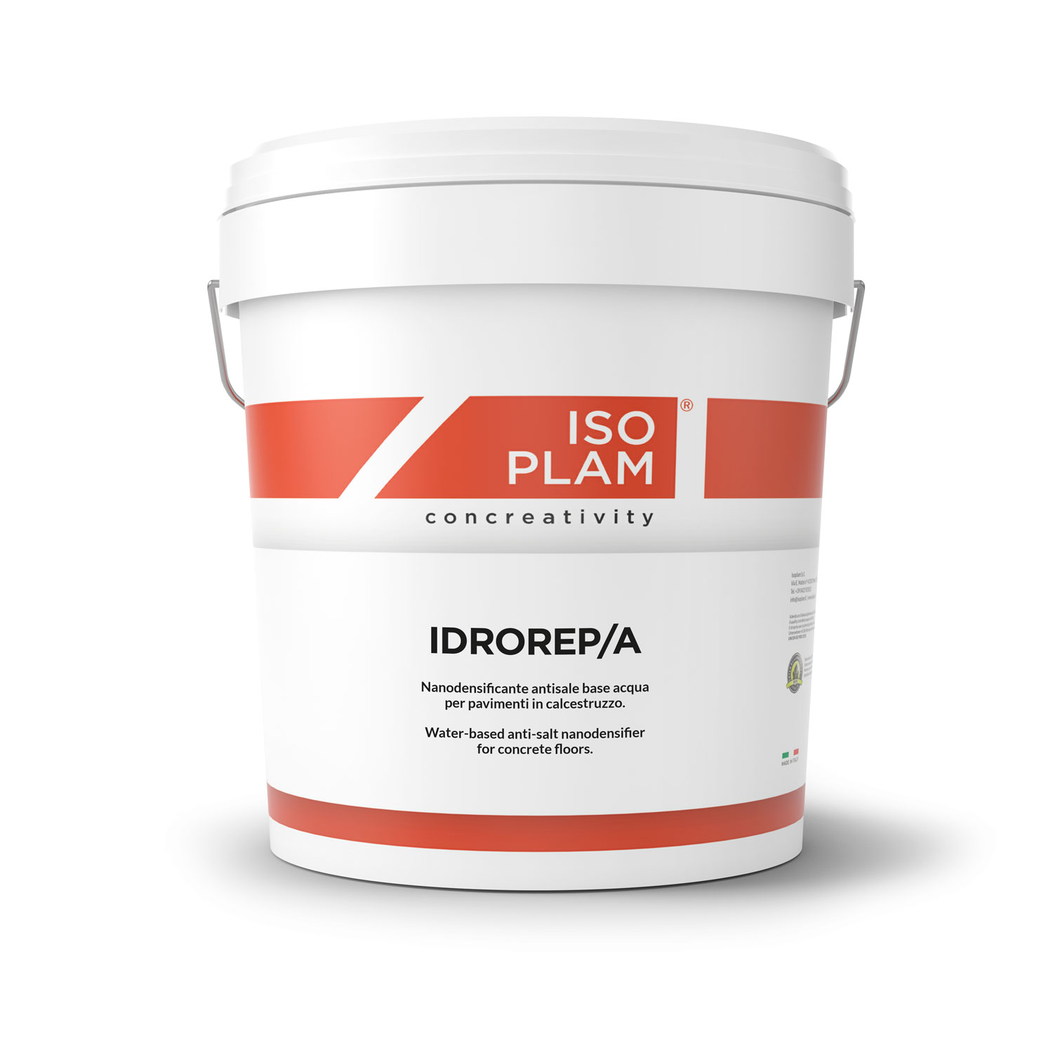Idrorep/A Isoplam, idrorepellente antisale a base acqua per cemento e pietra