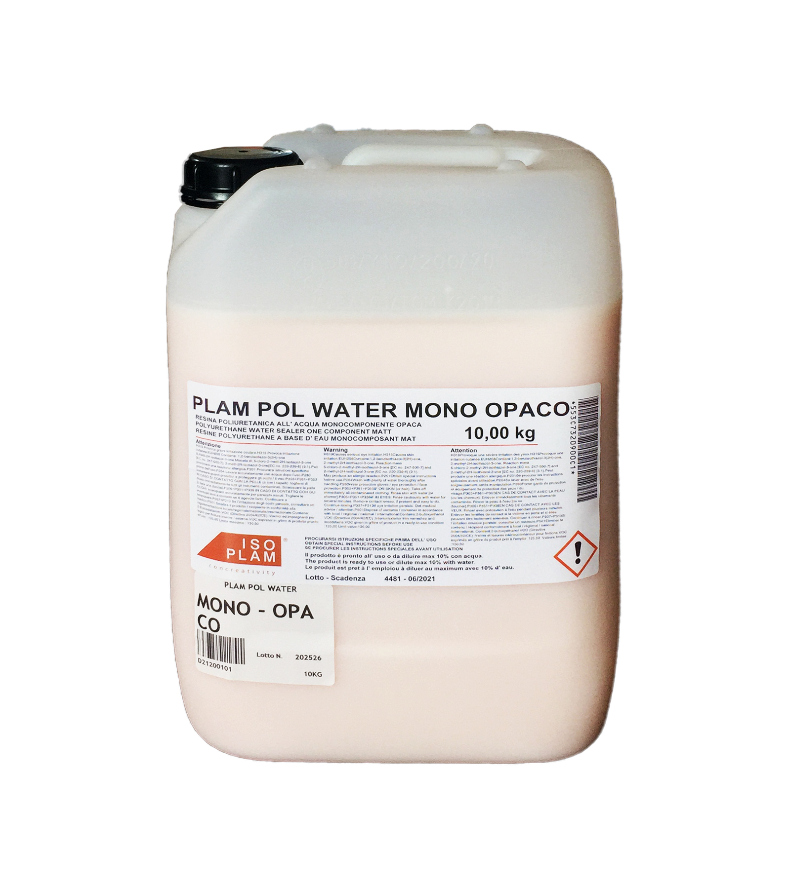 Plam Pol Water Mono matt: водоотталкивающая защитная смола.