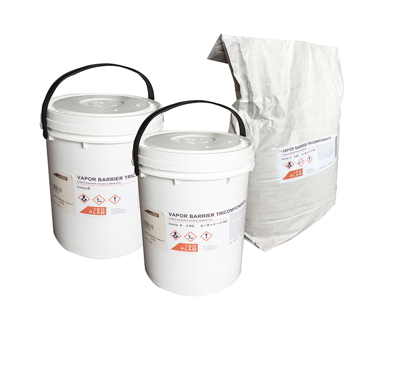 Vapor Barrier epoxycement smoothing compound for wet bottoms