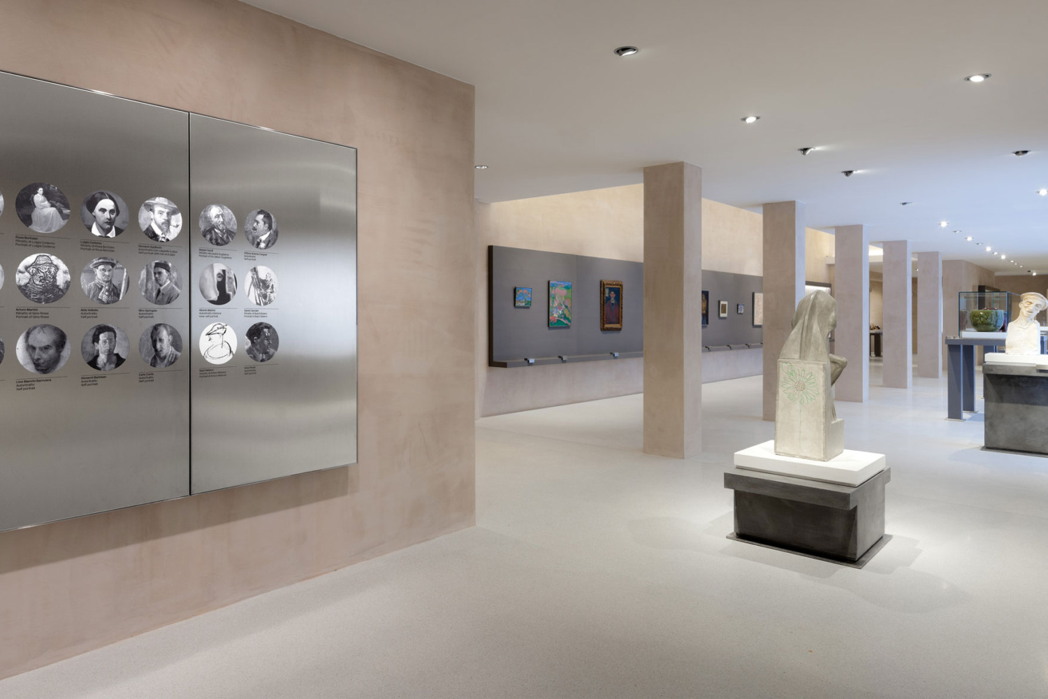 Terrazzoverlay, pavimento micro veneziana. Museo Bailo, Treviso. Progetto: Studiomas + Heinz Tesar