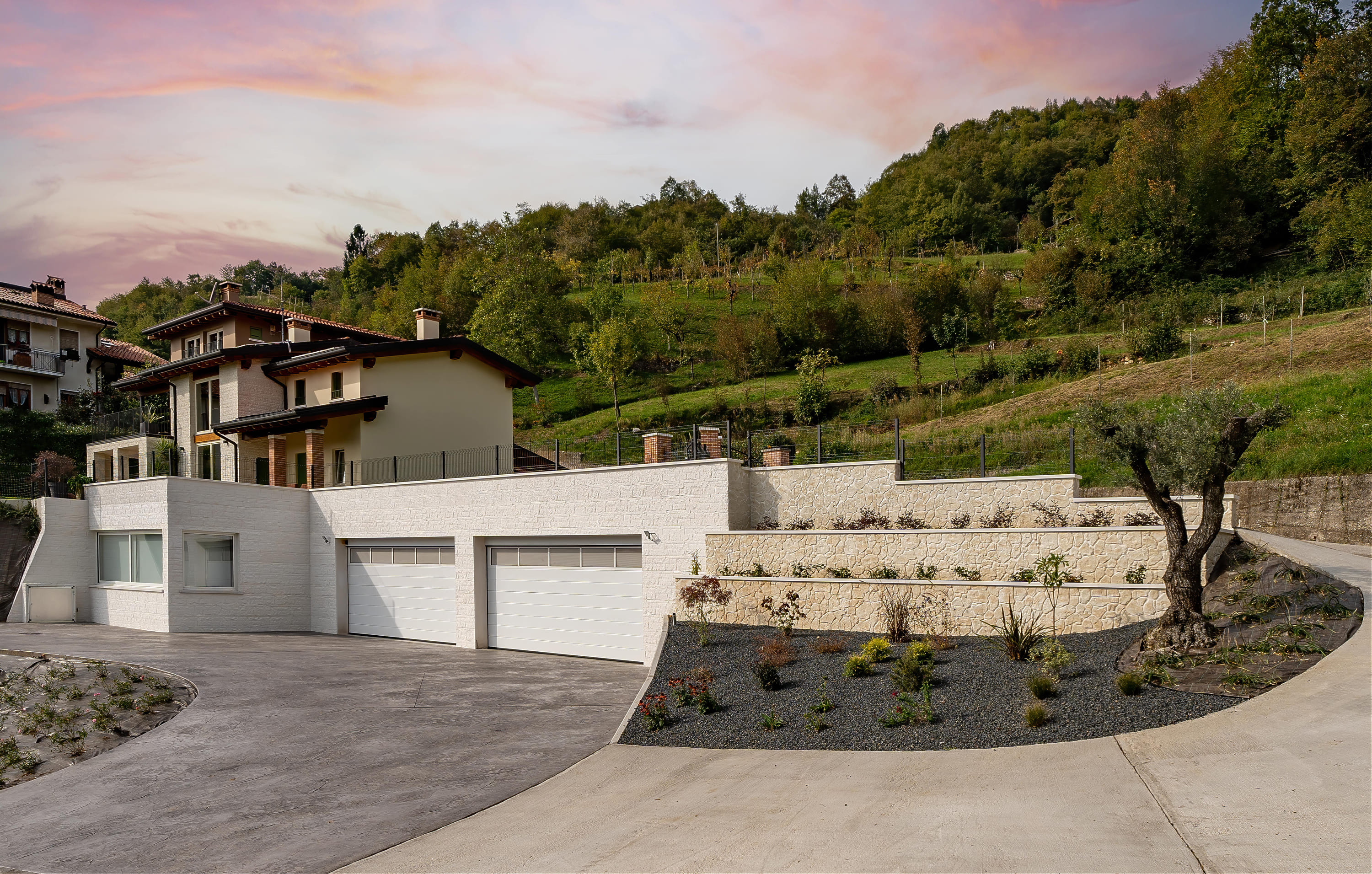 intonaco stampato Plam Stone