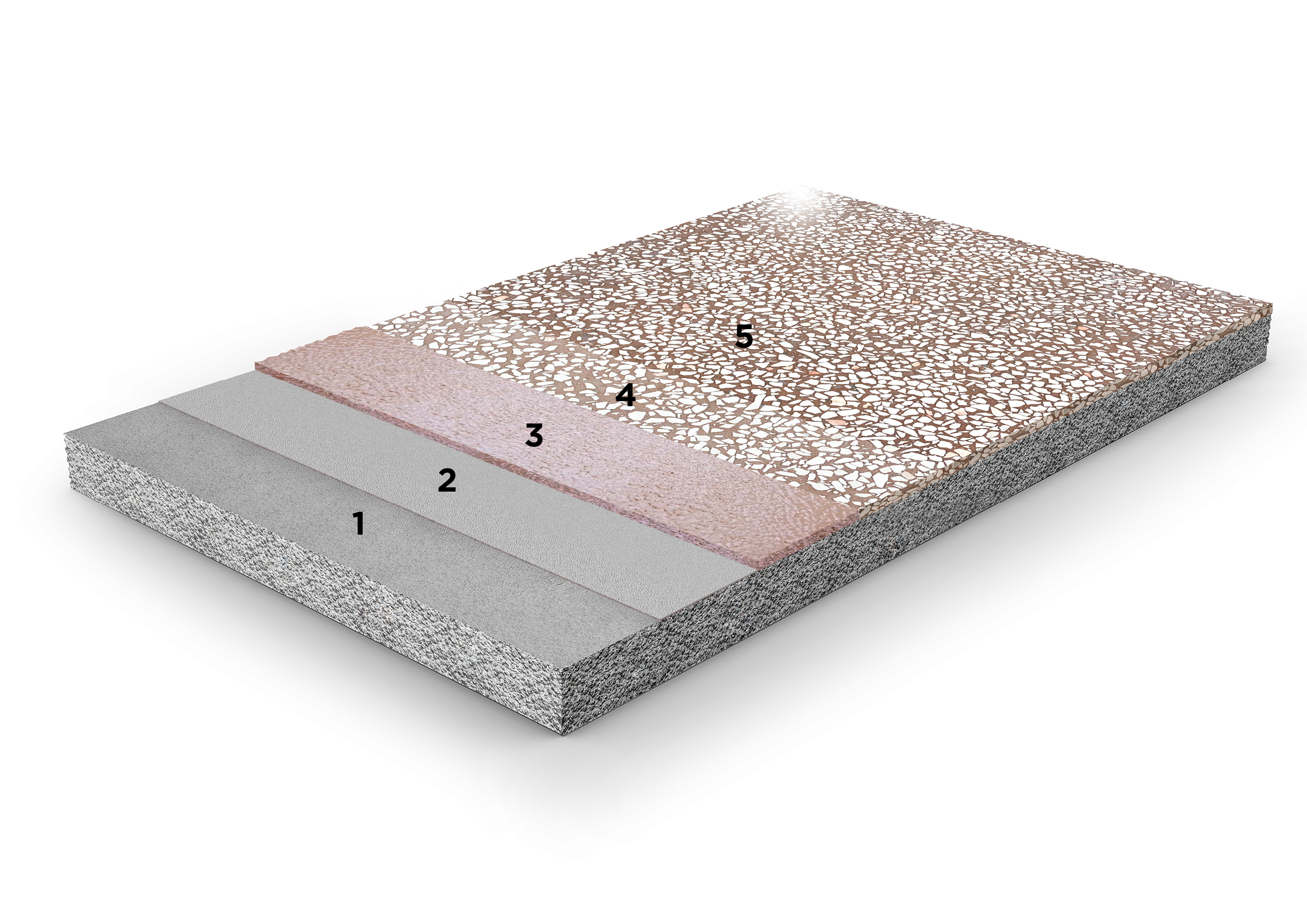 render pavimento Terrazzoverlay XL maxi veneziana