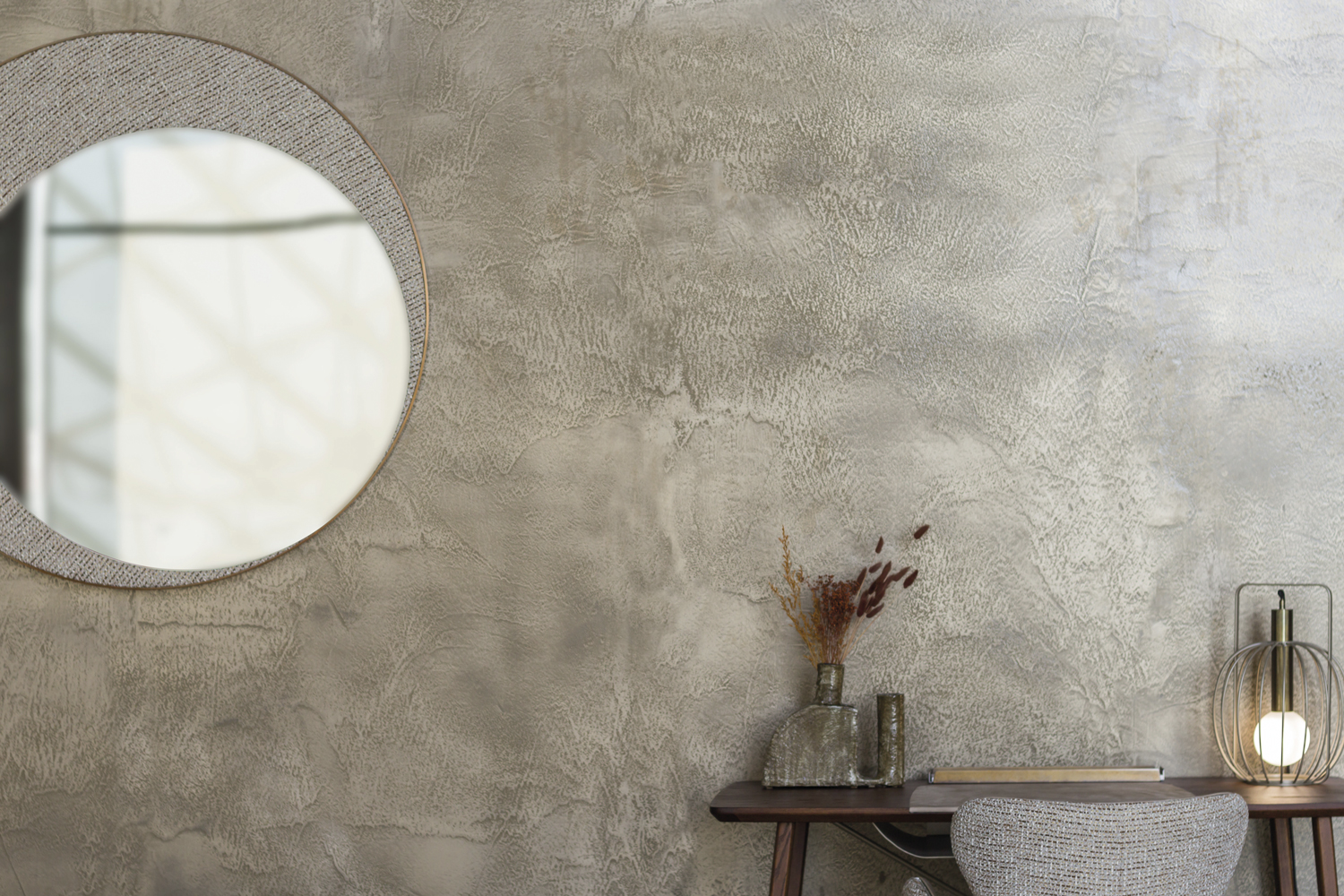 parete decorativa Plamina effetto metallo