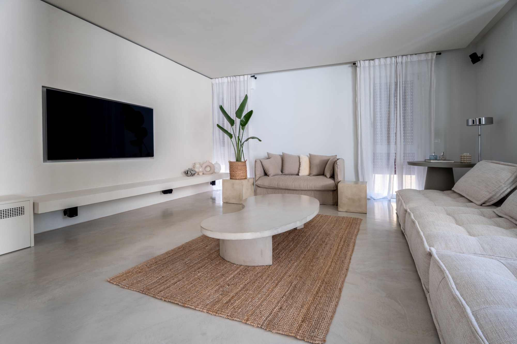 Micro Velvet pavimento e complementi d’arredo rivestiti appartamento Padova