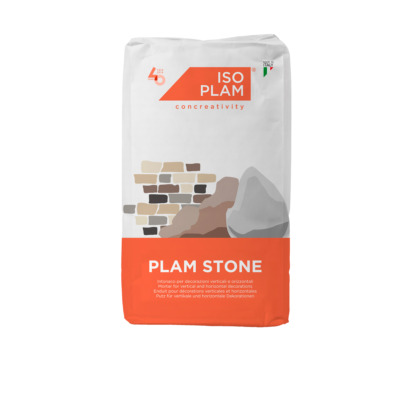 Intonaco stampato per decorazioni verticali