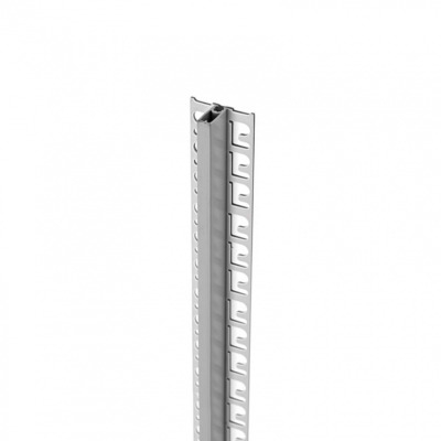 Plam Profil in pvc alette forate grigio luce