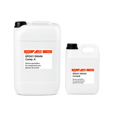 Resina epossidica bi-componente per ghiaino drenante