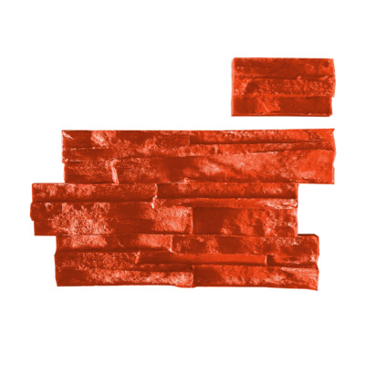 Stampo in gomma per pareti in intonaco stampato effetto combinata