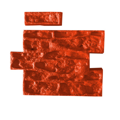 Stampo in gomma per pareti in intonaco stampato effetto pietra