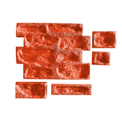 Stampo in gomma per pareti in intonaco stampato effetto pietra pireneo