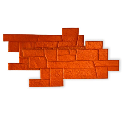 Set di stampi in gomma effetto pietra Appalachian per cemento stampato