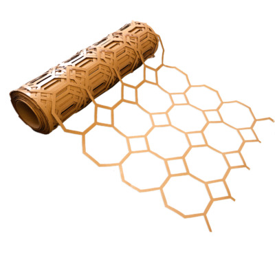 Stencil in carta plastificata disegno piastrella ottagonale