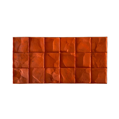 Stampo in gomma effetto mattone francese per cemento stampato