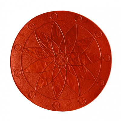 Stampo decorativo effetto fiore di loto per cemento stampato