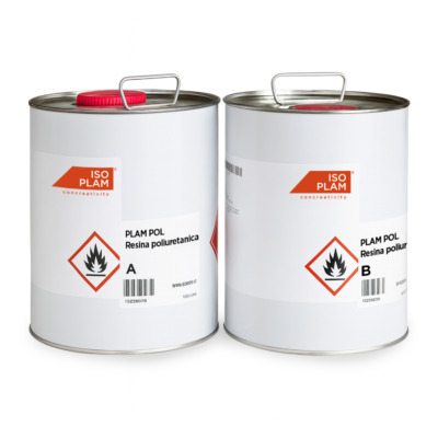 Resina poliuretanica bi-componente trasparente, lucida o opaca