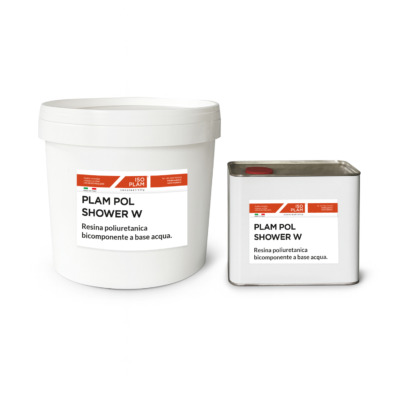 Resina poliuretanica bicomponente a base acqua
