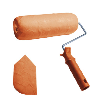 Rullo in gomma effetto crackele per modellare intonaco stampato e rocce artificiali