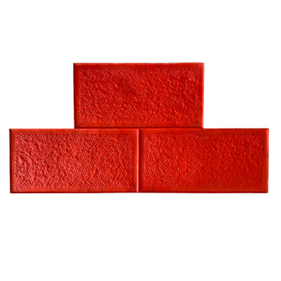 Stampo in gomma effetto travertino a tre lastre per cemento stampato